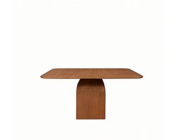 LABEL51 Ingo Eetkamertafel - Bruin - Hout - 140 cm - Vierkant