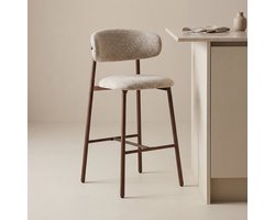 LABEL51 Kaito Barkruk - Naturel - Geweven - Laag - Kruk -