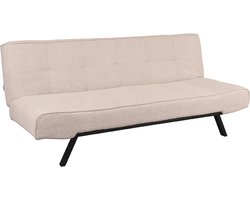 LABEL51 King Slaapbank - Naturel - Stof - King | Zwarte Poot - -