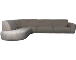 LABEL51 Masimo Hoekbank - Bruin - Royal Stof - Hoekbank Links - -