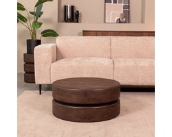 LABEL51 Milly Salontafel - Bruin - Hout - 70 cm - Rond