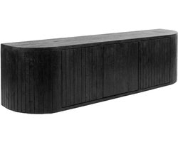 LABEL51 Miya Tv-Meubels - Zwart - Hout - 160 cm