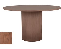 LABEL51 Oliva Eetkamertafel - Bruin - Eiken - 130 cm - Rond