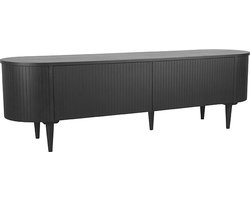 LABEL51 Oliva Tv-meubel - ZWART - Eiken - 180 cm