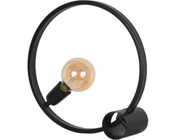 LABEL51 Ring Tafellamp - Zwart - Metaal