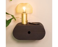 LABEL51 Rise Wandplanken - Bruin - Hout - 45 cm