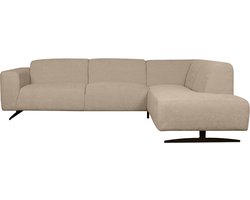 LABEL51 Rodano Hoekbank - Bruin - Velvet - Rechts - - - Met Armleuning