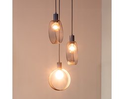 LABEL51 Ronda Hanglamp - Zwart - Metaal - 3-Lichts