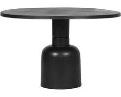LABEL51 Salontafel Wink 70x70x46 cm - Zwart - Metaal