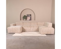 LABEL51 Salvano Hoekbank - Naturel - Rimba - U-Bank Links - -