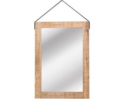 LABEL51 Spiegel Spiegel - Naturel - Hout - 60x85 cm