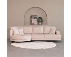LABEL51 Stella Hoekbank - Naturel - Nano - Loungebank Links - -
