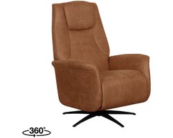 LABEL51 Stockholm Fauteuil - BRUIN - Stof - 1-Motorig - - - Met Armleuning