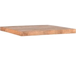 LABEL51 Tafelblad Straight Edge Eetkamertafel - Naturel - Hout - 70 cm Straight