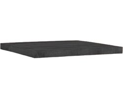 LABEL51 Tafelblad Straight Edge Eetkamertafel - Zwart - Hout - 70 cm Straight