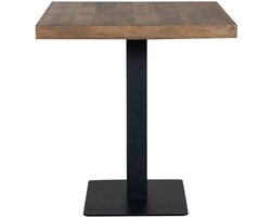 LABEL51 Tafelblad Vierkant Eetkamertafel - Naturel - Hout - 70 cm Straight