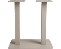 LABEL51 Tafelpoot Dubbel Bartafel - Bruin - Metaal - Dubbel - 92 cm