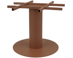 LABEL51 Tafelpoot Extra Stable Eetkamertafel - Oranje - Metaal - 72 cm - Rond ES