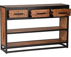 LABEL51 Tampa Sidetable - Bruin - Hout - Sidetable