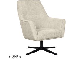 LABEL51 Tod Fauteuil - NATUREL - Stof - One Size - - - Met Armleuning