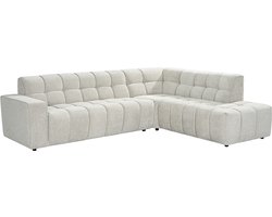 LABEL51 Valentino Hoekbank - Naturel - Chenille - Hoekbank Rechts - -