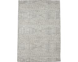 LABEL51 Vloerkleed Cosy Grijs Synthetisch 200x300cm