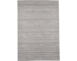 LABEL51 Vloerkleed Luxy Grijs Synthetisch 200x300 cm