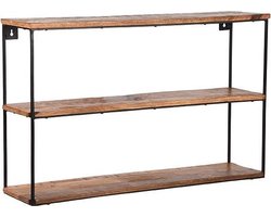 LABEL51 - Wandrek Vintage - Mangohout - Industrieel - 80x20x50 cm