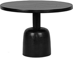 LABEL51 Wink Bijzettafel - ZWART - Stof - 50 cm