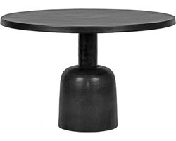 LABEL51 Wink Salontafel - Zwart - Metaal - 70 cm - Rond
