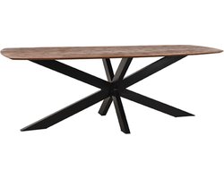 LABEL51 Zane Eetkamertafel - Bruin - Hout - 160 cm