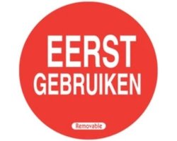 LabelLord | HACCP Stickers | Remove Label | Eerst Gebruiken dia 50mm | 500 etiketten op rol