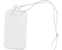 Labels, afm 15x30 mm, wit, 100 stuks