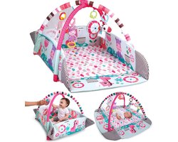 Ladanas Speelkleed Baby - Babygym met boog en buikligtrainer - Vanaf 0m+