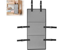 Ladder Afdekking Stapelbed - Hoogslaper Bescherming - Veilig Klimmen Voorkomen - Verstelbare Gespen - 78 x 38 cm - Grijs