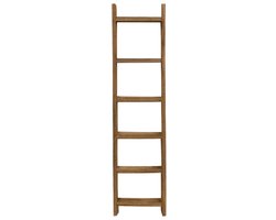 Ladder teak recht 180