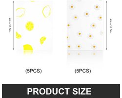 Lade-inleg 10 stuks kastpapier 30x40 cm afwasbaar patroon EVA-koelkastmatten tafelloper eettafel lade - set van 10 stukken