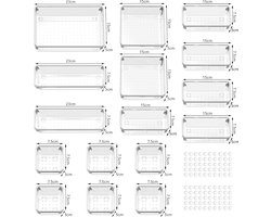 Lade-opbergsysteem, 16 stuks