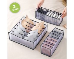 Lade Organizer - 3 Stuks - Lade Verdeler - Lade Indeling - Lade Bakjes - Ladeverdeler
