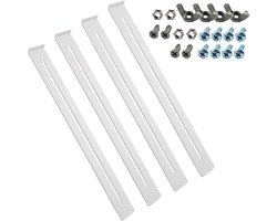 Lade Reparatie Set - Meubel Ondersteuning - Kasten Versterken - Hoge Sterkte Staal - 36 cm Lengte - Zilver