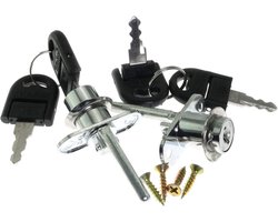 Lade Slot - Bureau Kast Sluiting - Veilig Persoonlijke Ruimte - Verschillende Sleutels - 16mm Diameter - Zilver