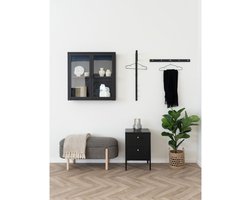 Ladekast – 2 Lades | Zwart Staal & Messing Accenten | Scandinavisch design