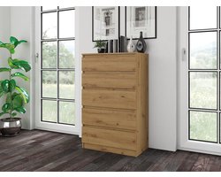 Ladekast 5 lades Eiken