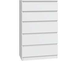 Ladekast 5 lades Wit