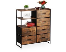 Ladekast - 6 lades - 92 x 84 x 32 cm - industrieel