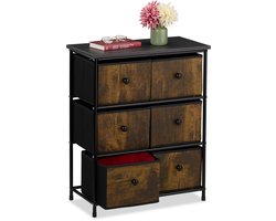 ladekast - 73x60x32 cm - slaapkamer - metaal - industrieel