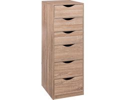 Ladekast Armine 6 Lades Bruin