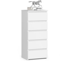 Ladekast CL5 met 5 Lades / AKORD Furniture Factory / Wit / 40 x 92 x 35 cm