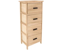 Ladekast Diede 4 Lades Hout