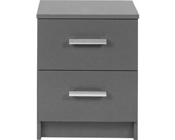 Ladekast Eden 2 lades - grafiet grijs
